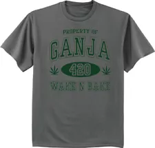 420 Ganja Weed Pot Cannabis Stoner T-shirt Mens Graphic Tee