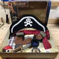 Disney Pirates Of The Caribbean Jack Sparrow's Pirate Gear Costume Missing Rings