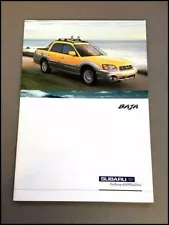 2003 Subaru Baja 30-page Original Car Sales Brochure Catalog