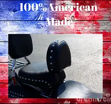 AMERICAN MADE Harley 07-17 Heritage Softail/Fatboy Driver Backrest EZ ON/OFF (For: 2008 Heritage Softail)