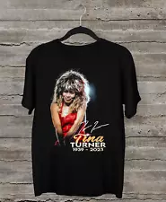 Tina Turner Gift For Fan Black All Size S-2345XL Unisex T-shirt