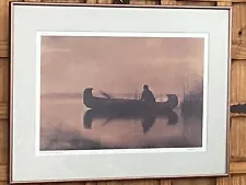 Edward Curtis Photograph KUTENAI DUCK HUNTER from PLATE 249 Copyright 1910