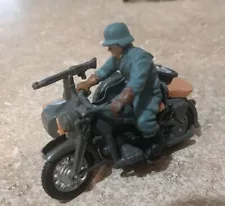 Metal Britains WW2 German Kubelwagen Motorcycle Sidecar Project.