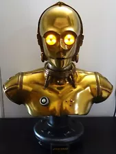 Sideshow Star Wars C-3PO Life-Size Bust Figure Statue Droid Robot