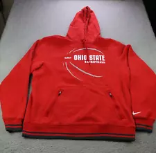 Ohio State Buckeyes Hoodie Mens XL Red Nike Lebron James Basketball Sweatshirt