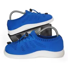 Soft Science Speed-Lace Knit Comfort Shoes Blue Women's 9