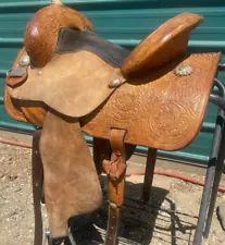 14.5 Circle Y Marlene Mcrae “Eddleman” flex tree barrel saddle