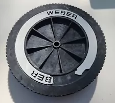 1990's Weber Gas Grill Part - 8" Wheel - Fits 2 or 3 Burner Grills #2