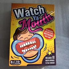 Watch Ya' Mouth Board Game, 5 large mouth pieces, 4 small ones