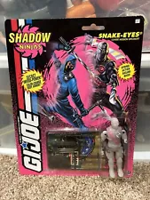 G.I. Joe - Shadow Ninjas - Snake-Eyes w/Color Change Body Armor - 1994 MOC