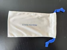 Authentic Louis Vuitton Dust Bag Drawstring Style 7x3.5” For Sun/Glasses(1Piece)