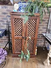 Vintage Industrial Sideboard Rustic Drinks Cabinet with Shelf Side Storage Unit