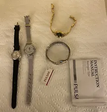 Women’s Wristwatch Jewelry Lot of 4 - Pulsar Guess Tommy Hilfiger Watch