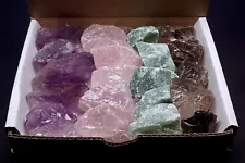 Quartz Collection Amethyst Rose Quartz Aventurine Smoky Quartz 20 Piece Lot