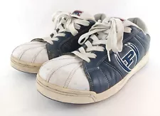 Vintage Phat Farm 2001 Mens 13 Sneakers Leather Shoes White Blue PF 20704