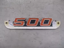 SUZUKI T500 T 500 SIDE COVER OIL TANK EMBLEM