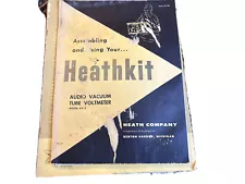 Heath Kit Audio Vacuum Tube Voltmeter Model AV-3 Construction Manual 1 Of 20