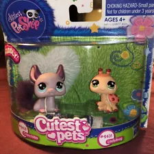 New Authentic Littlest Pet Shop LPS 2415 2416 Chinchilla & Ladybug Cutest Pets