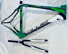 Blue Competition Cycles RC8 Custom Green Carbon Fiber Road Bicycle Frame