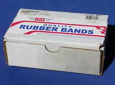 SIG R/C Airplane Rubber Bands 1/4-Pound NEW/Box