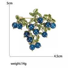 Rhinestone Fruits Brooches Pomegranate Strawberry Watermelon Pins Gift Hot Sale