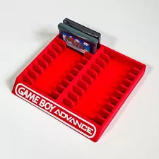 Cartridge Storage Tray for 20 Game Boy Advance Games - 3D Print - Color Choice