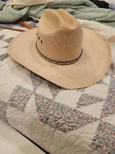 Atwood Straw Cowboy Hat. Size 7 1/8