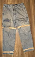 Marithe Francois Girbaud Shuttle Tape Y2K Jeans Sz 36M