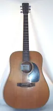 Sigma DM-4 Acoustic Guitar 1980's Great Condition Grover Tuners with Case.