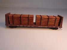 N Scale Micro-Trains Line 61' Bulkhead Flat Car TTPX #80280 with Load