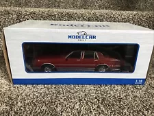 1985 Chevrolet Caprice Red MCG Model Car Group 1:18 Diecast New in Box MCG18040