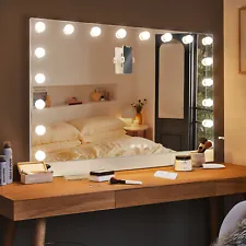 Hollywood Vanity Mirror With Lights LEDBulb Makeup Mirror Wall Mirror 31''×23''