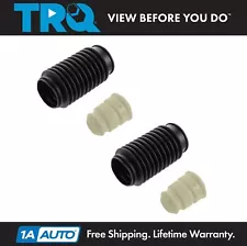 TRQ Strut Boot Bellow w/ Bumper Stop Pair Set for BMW Audi Mazda Pickup Truck