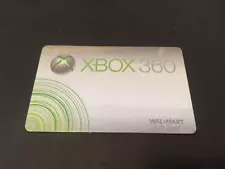 WALMART X-Box 360 ( 2006 ) Foil Gift Card ( $0 )