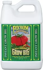 Fox Farm Grow Big Soil 1 Gallon -qt nutrients foxfarm hydroponics