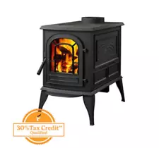 Vermont Castings Aspen C3 Wood Stove, Classic Black, 0002505