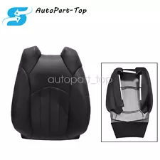 HOT SALE Front Driver Top Seat Covers AC Leather Black For GMC Acadia 2008-2012 (For: GMC Acadia)