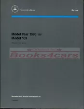 ML320 ML430 MERCEDES SERVICE INTRODUCTION MANUAL REPAIR SHOP BOOK (For: 1999 ML320)