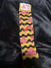 2 Pair Cup of Noodles Crew Socks, Men's Shoe Size 6-10, Ramen. Ships for 2 bucks