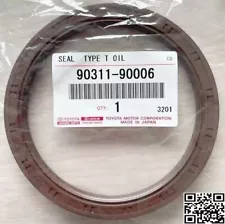 GENUINE Toyota Chaser Mark 2 Soarer Cresta 1JZ 1JZ-GTE 1JZ-GE Rear Main Oil Seal