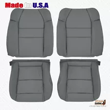 For 2001 - 2006 Acura MDX Front Driver Passenger Perforated Leather Cover Gray