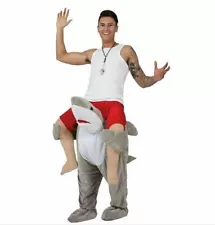 Carry Me Ride On Piggy Back Shark Stag Mascot Fancy Dress Costume Jaws Halloween