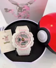 Casio G-Shock Baby G x Pokemon Pikachu Pink Digital Watch BA-110PKC-4AJR New