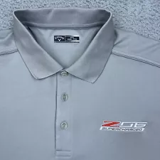 Callaway Polo Shirt Z06 Supercharged Corvette Men’s 3XL Gray Golfing Embroidered