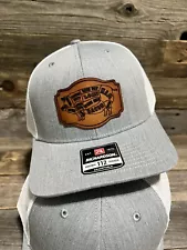 Nothing Fancy Butcher Pig Cut Leather Patch Trucker Hat