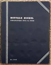 New ListingWhitman Buffalo Nickel 1913 to 1938 Collection Book Used No. 9008