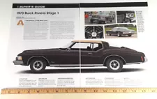 1973 BUICK RIVIERA STAGE 1 ORIGINAL 2016 ARTICLE