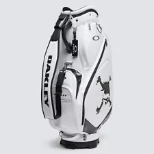 Oakley Golf Cart Caddy Bag Skull 17.0 9.5x 47" FOS901528 6way 4.1kg 2023AW White