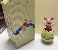 POOH & FRIENDS PIGLET "FRIENDLY LITTLE SPRING SURPRISE" EASTER EGG PREOWNED