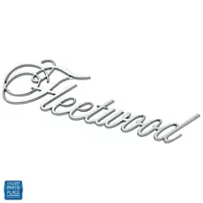 1973-80 Cadillac Fleetwood Script Fleetwood Emblem GM 3633823 New (For: 1973 Cadillac Fleetwood)